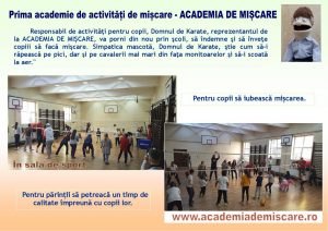 Academia de Mișcare- în sala de sport a L.T. Lucian Blaga