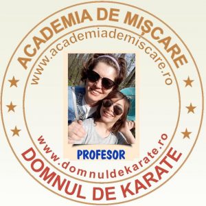 Academia de miscare - Domnul de Karate ecuson - profesor Ioana M.