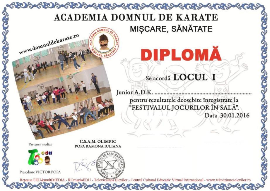 Diplomă ADK-4