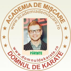 academia de miscare - domnul de karate ecuson - părinte - Răzvan M.