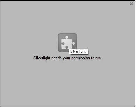 Silverlight needs your permission to run