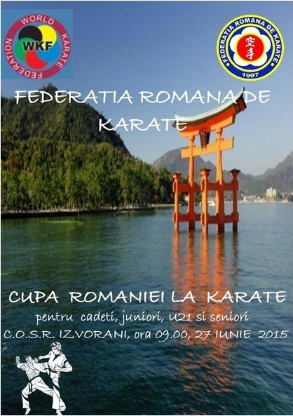 cupa româniei la karate